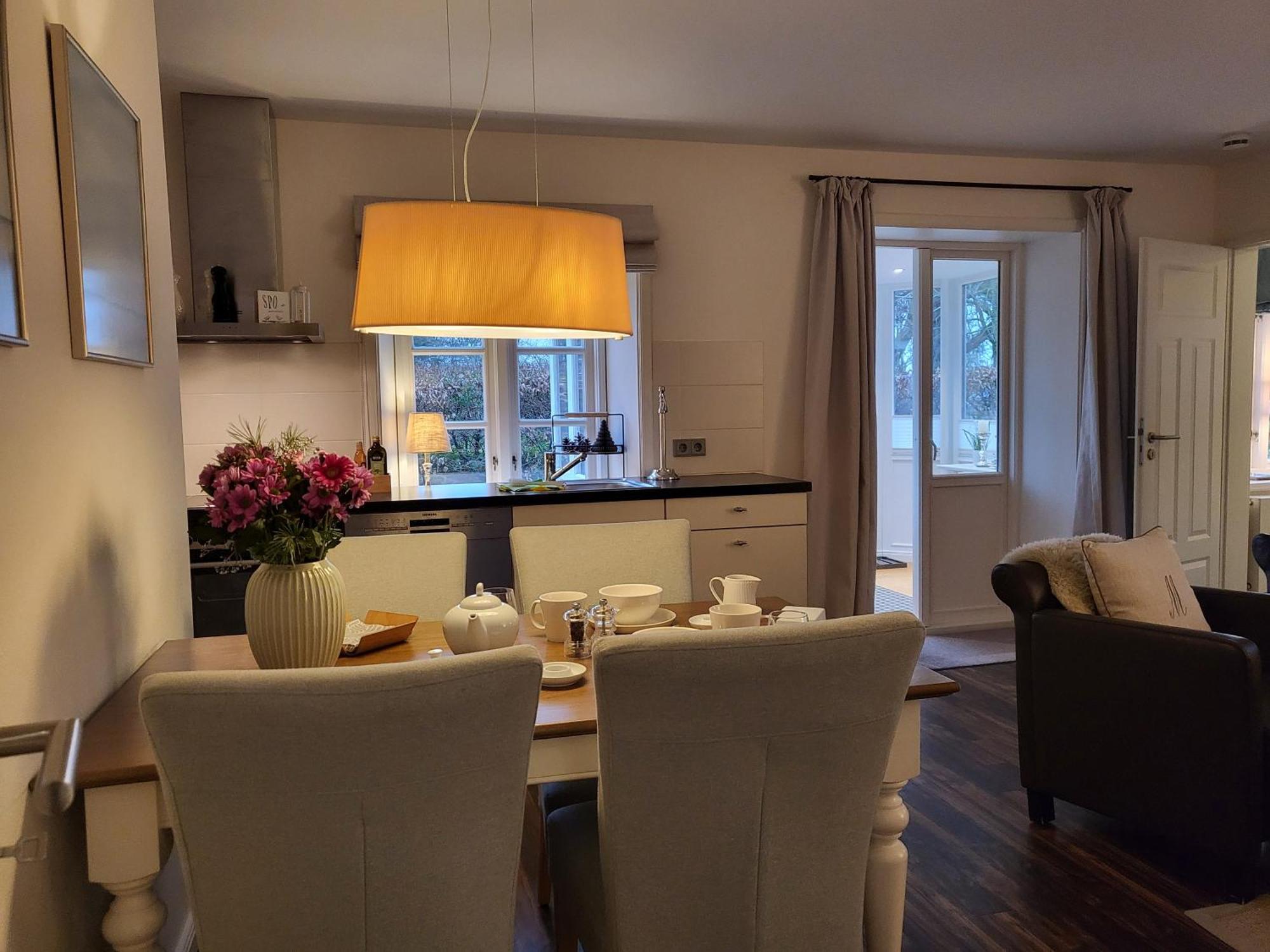 Ferienwohnung 1 Im Reetdachhaus Muehlenhof Sankt Peter-Ording Dış mekan fotoğraf